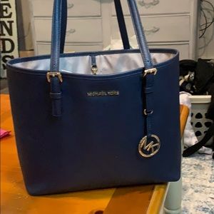 Michael Kors bag. Navy blue